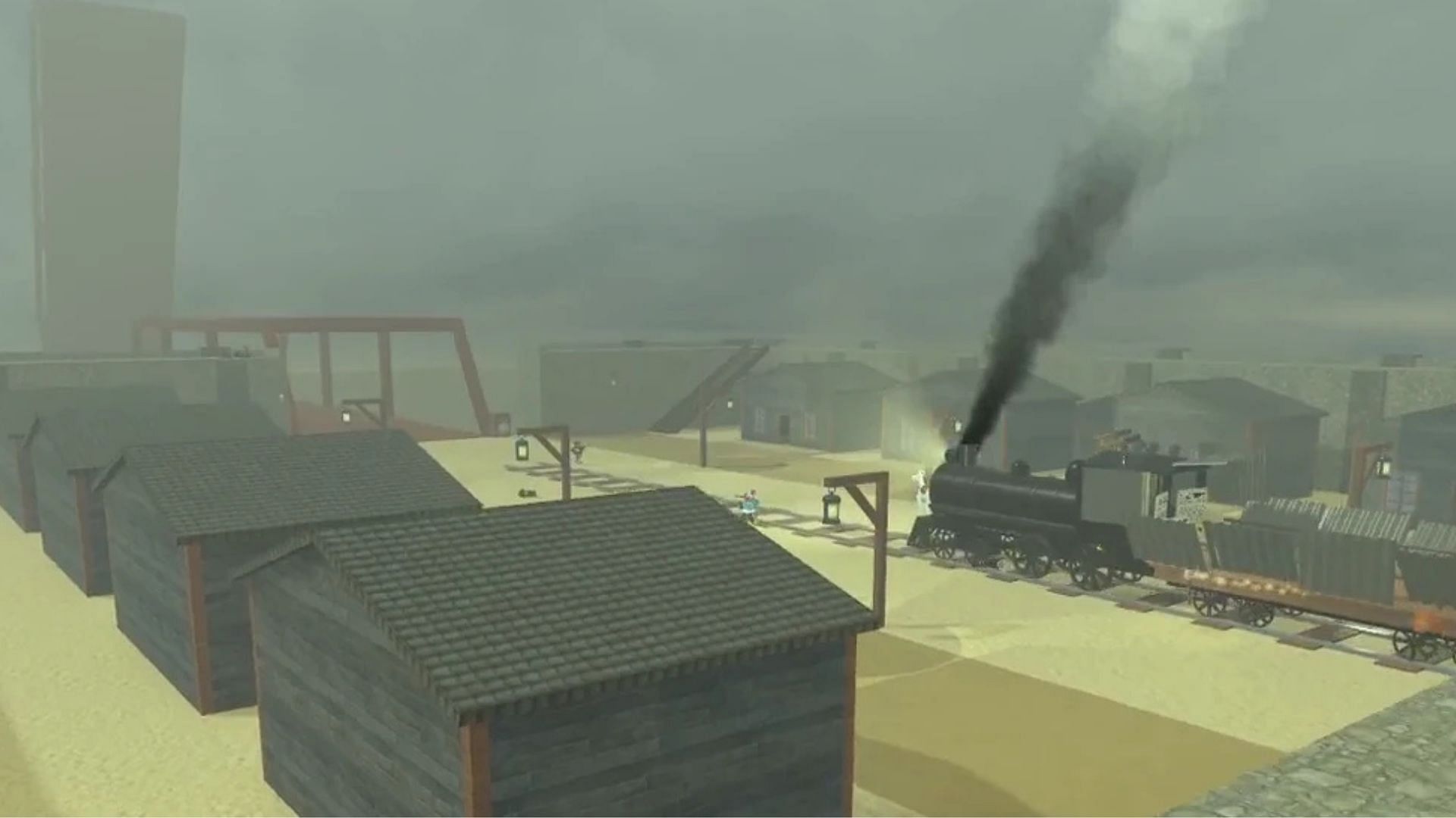 The Outlaw's Town in Dead Rails (Image via Roblox)